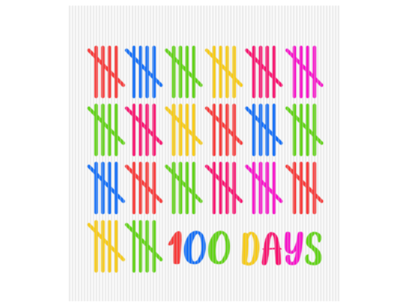 100 Days of School Quote Graphic Review
