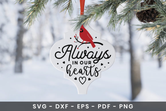 Always in Our Hearts SVG Arabesque for Crafts and Graphics