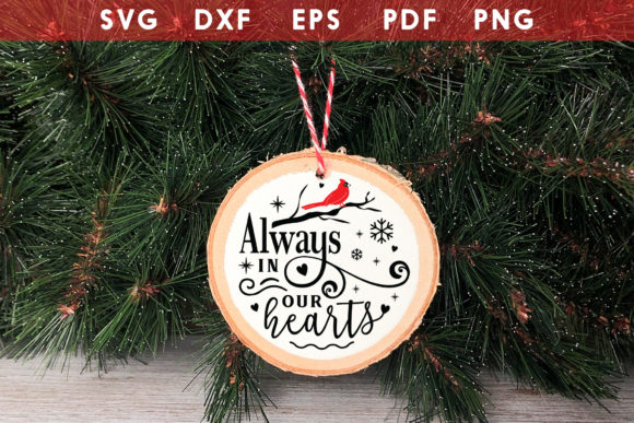 Always in Our Hearts SVG for Embroidery Projects