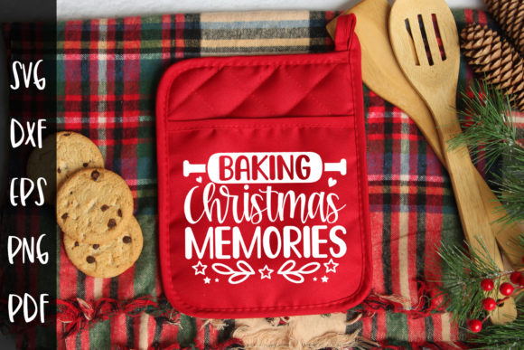 Baking Christmas Memories SVG for Crafts and Graphics