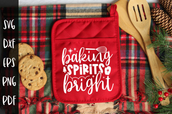 Baking Spirits Bright SVG for Crafts and Graphics