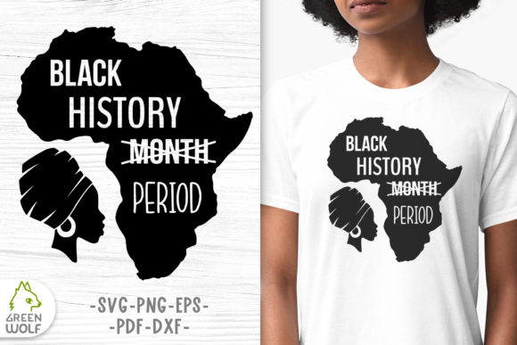 Black History Period Svg Design for Crafts and Graphics