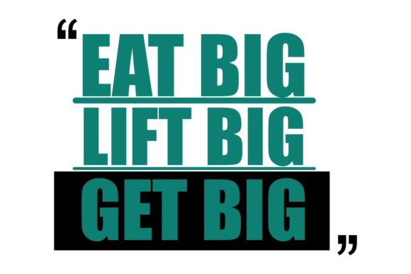 Gym Quote Vector Review for Embroidery Projects