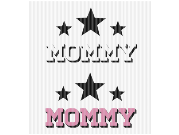 Mommy Stars Mother’s Day Graphic for Crafts