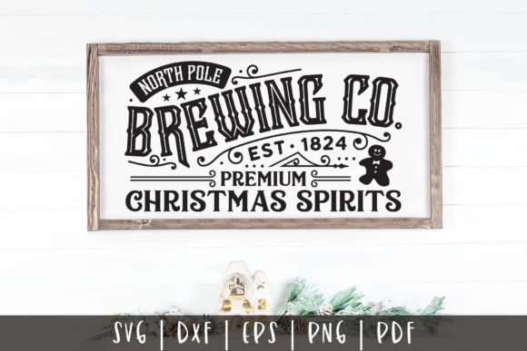 North Pole Brewing Co SVG for Crafts and Graphics