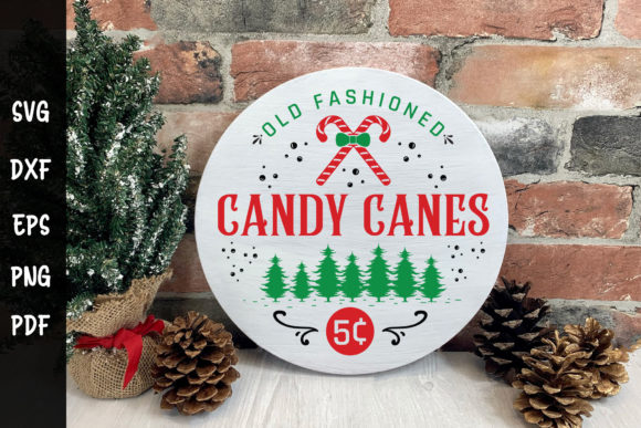 Old Fashioned Candy Canes SVG for Crafts and Graphics