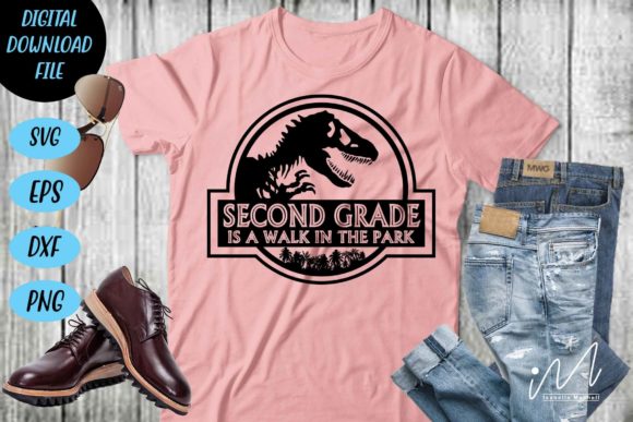 Second Grade is a Walk in the Park SVG for Crafts and Graphics